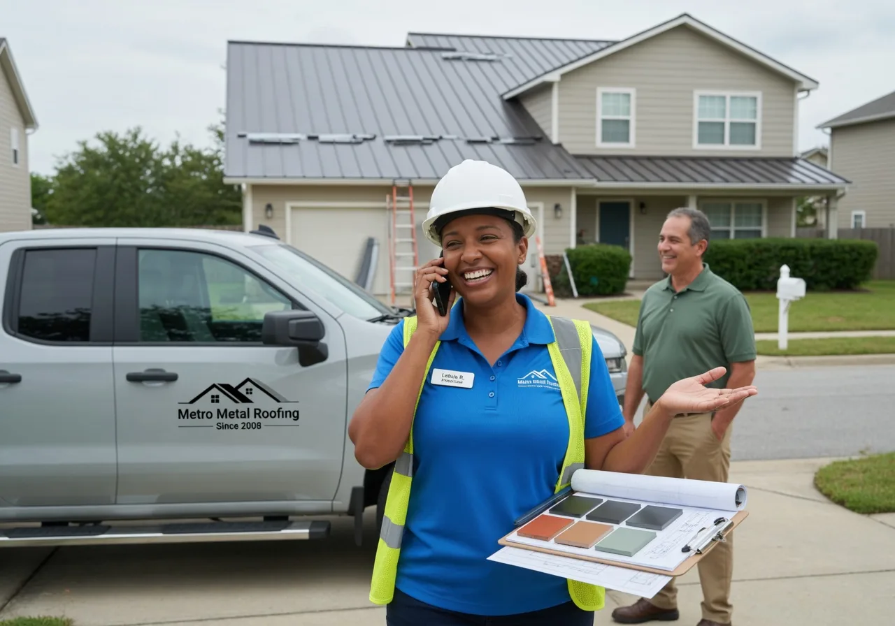 Storm Damage Metal Roof Repair in Otter Lake, MI